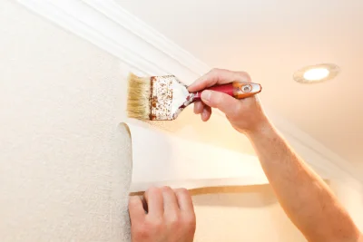 Pose de papier peint à Planioles — revêtements muraux et toiles de verre